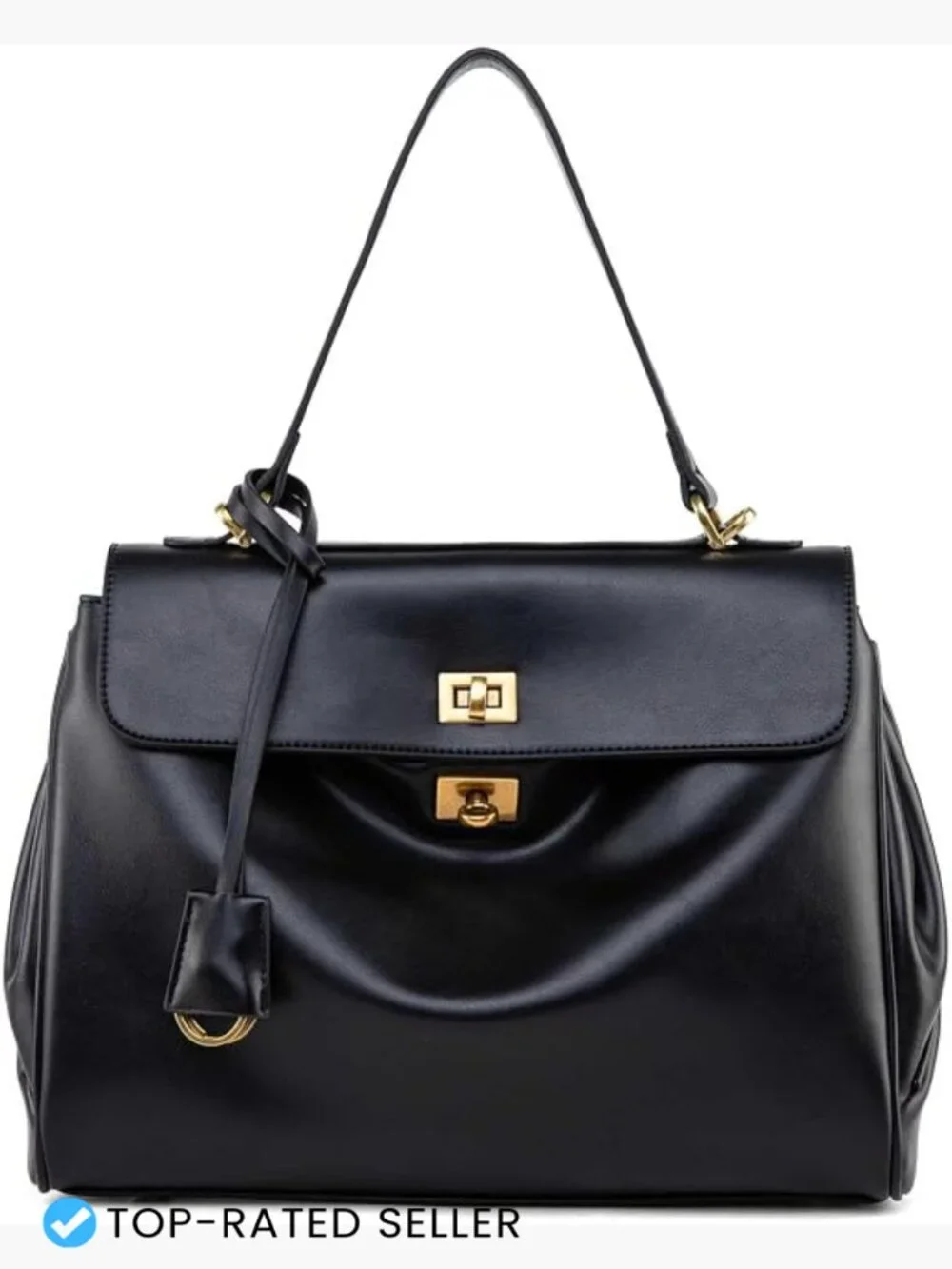 Leather Tote Bag Women Large Satchel Shoulder Handbag Purse Work Travel